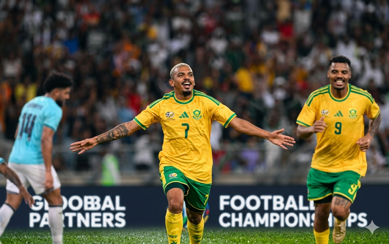 Missed Chances Haunt Bafana Bafana as Appollis Goal Fails to Secure Win